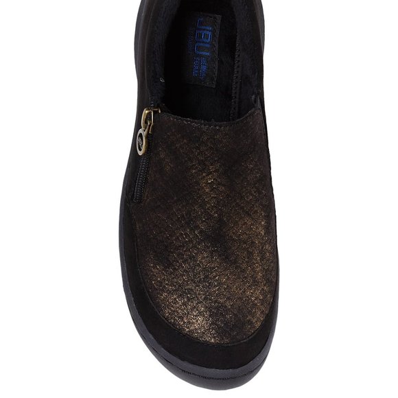 JBU by Jambu Black & Gold Cranberry Side-Zip Loafer 9.5 - Picture 5 of 10